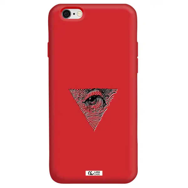 Franklin Eye Apple iPhone 6 Silicone Imperial Red Case