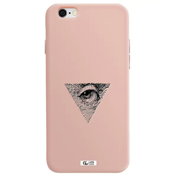 Franklin Eye Apple iPhone 6 Silicone pastel pink Case