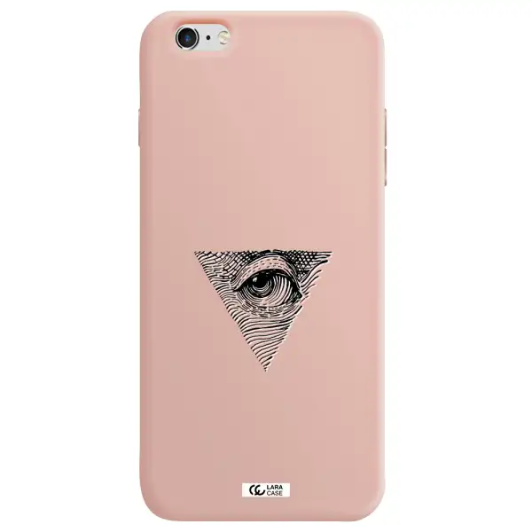 Franklin Eye Apple iPhone 6S Silicone pastel pink Case
