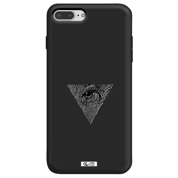 Franklin Eye Apple iPhone 7 plus Silicone black Case
