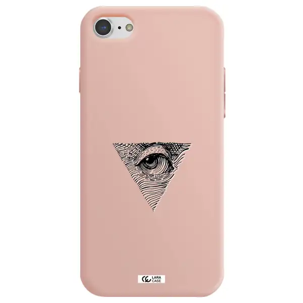 Franklin Eye Apple iPhone 7 Silicone pastel pink Case