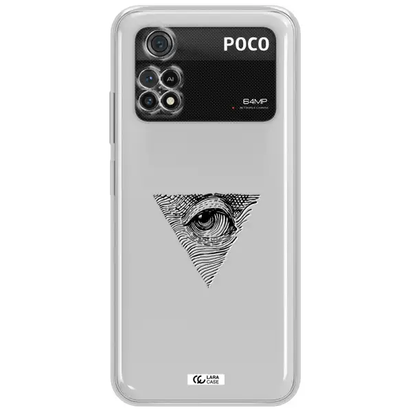 Franklin Eye Xiaomi Poco M4 Pro 4G Clear Tpu Case
