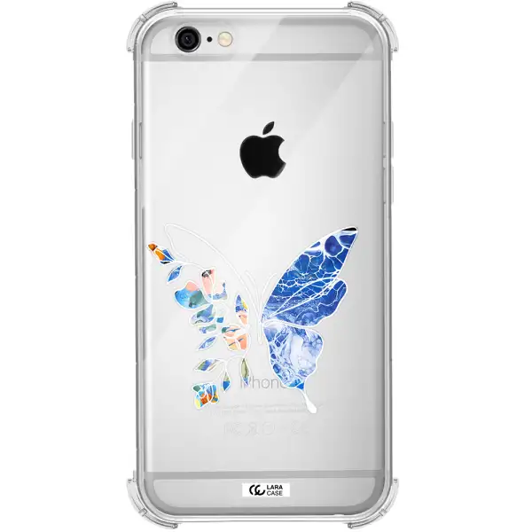 Line Butterfly Apple iPhone 6 Clear PC Case