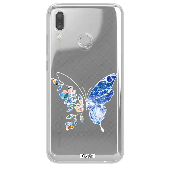 Line Butterfly Huawei P Smart 2019 Clear TPU Case