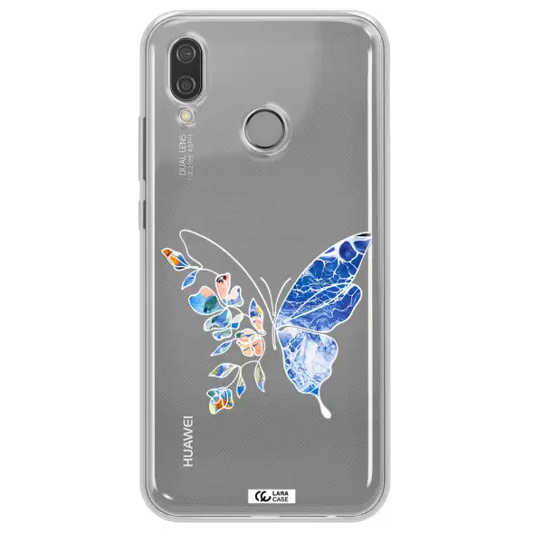 Line Butterfly Huawei P20 Lite Clear TPU Case