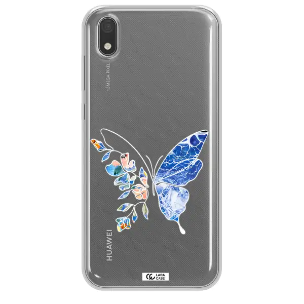Line Butterfly Huawei Y5 2019 Clear TPU Case
