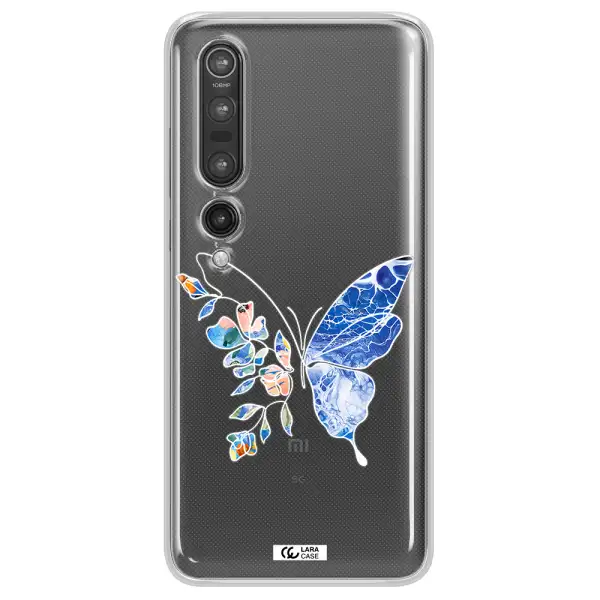 Line Butterfly Xiaomi Mi 10 Pro Clear TPU Case