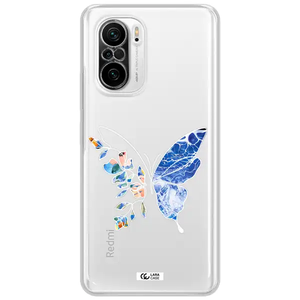 Line Butterfly Xiaomi Poco F3 Clear Tpu Case