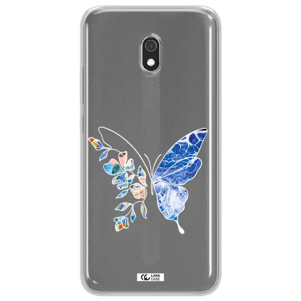 Line Butterfly Xiaomi Redmi 8A Clear TPU Case