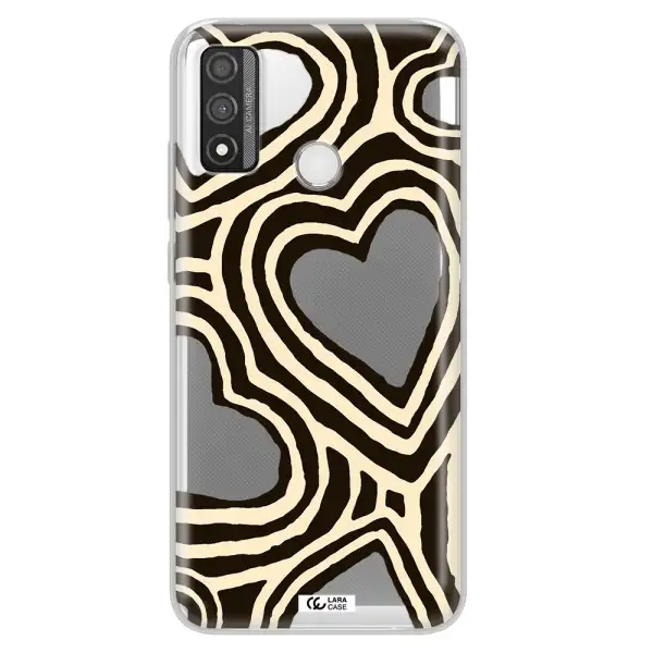 Cute Hearts Huawei P Smart 2020 Clear TPU Case