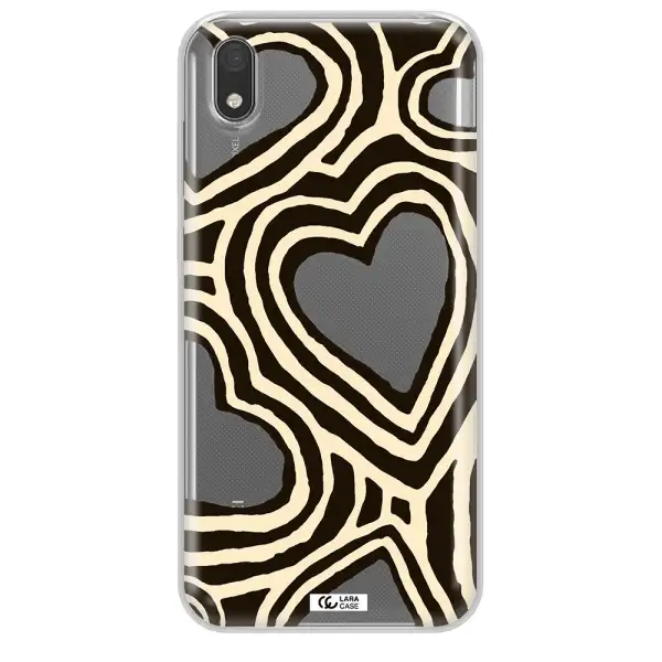 Cute Hearts Huawei Y5 2019 Clear TPU Case