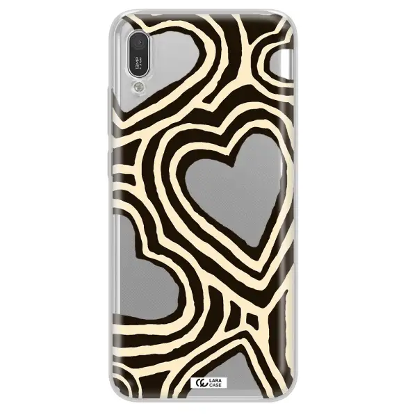 Cute Hearts Huawei Y6 Pro 2019 Clear TPU Case