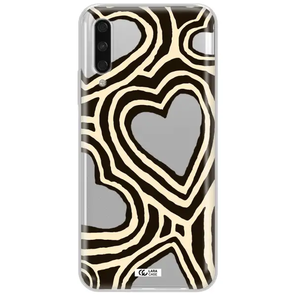 Cute Hearts Huawei Y9S Clear Tpu Case