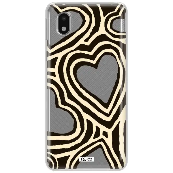 Cute Hearts Samsung A01 Core Clear Tpu Case