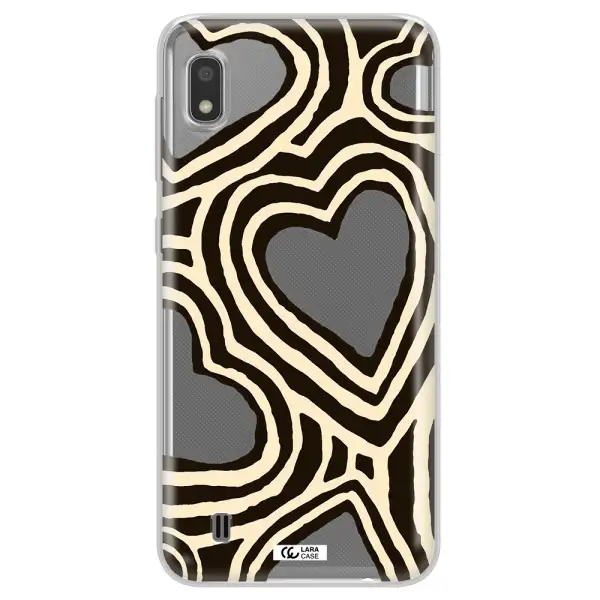 Cute Hearts Samsung A10 Clear TPU Case