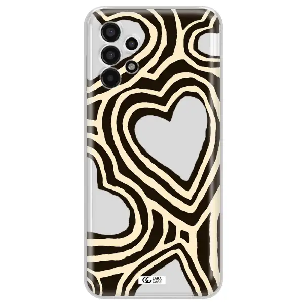 Cute Hearts Samsung A13 4g Clear TPU Case