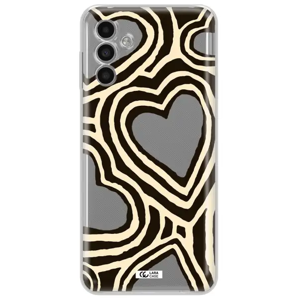 Cute Hearts Samsung A13 5G Clear Tpu Case
