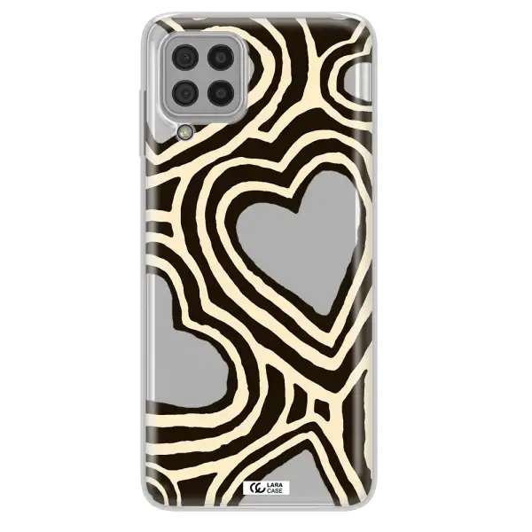 Cute Hearts Samsung A22 4g Clear TPU Case