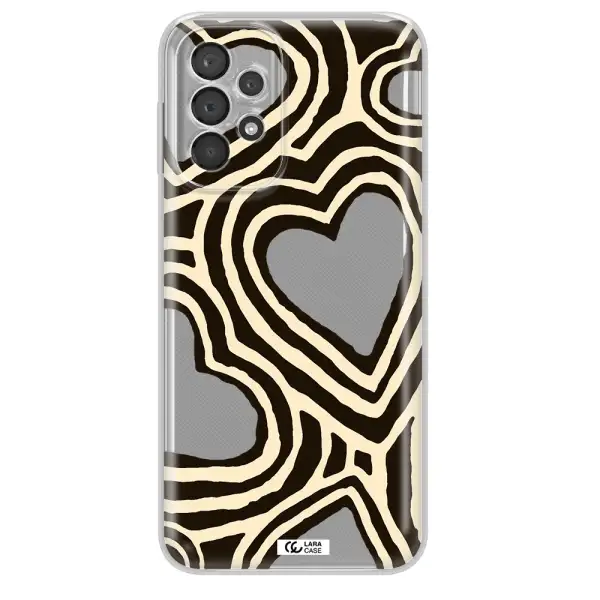 Cute Hearts Samsung A23 5G Clear Tpu Case