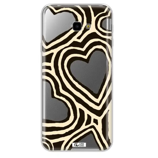 Cute Hearts Samsung J4 Plus Clear TPU Case