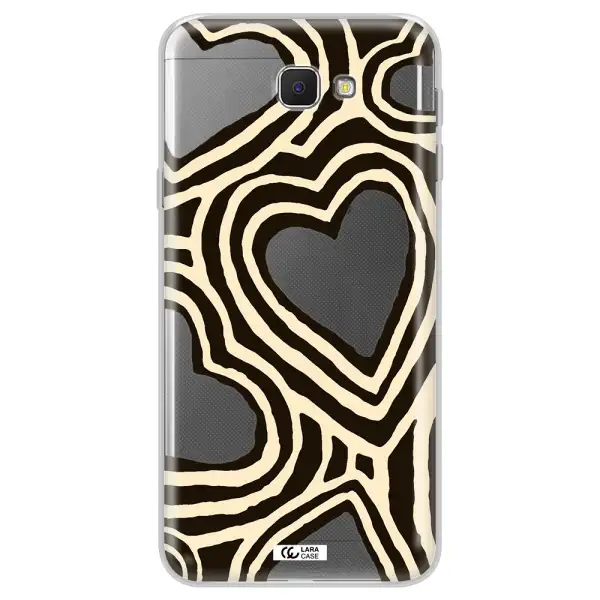 Cute Hearts Samsung J5 Prime Clear TPU Case