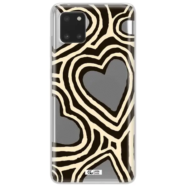 Cute Hearts Samsung Note 10 Lite Clear TPU Case