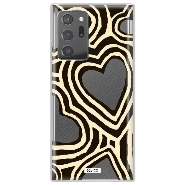 Cute Hearts Samsung Note 20 Ultra Clear TPU Case