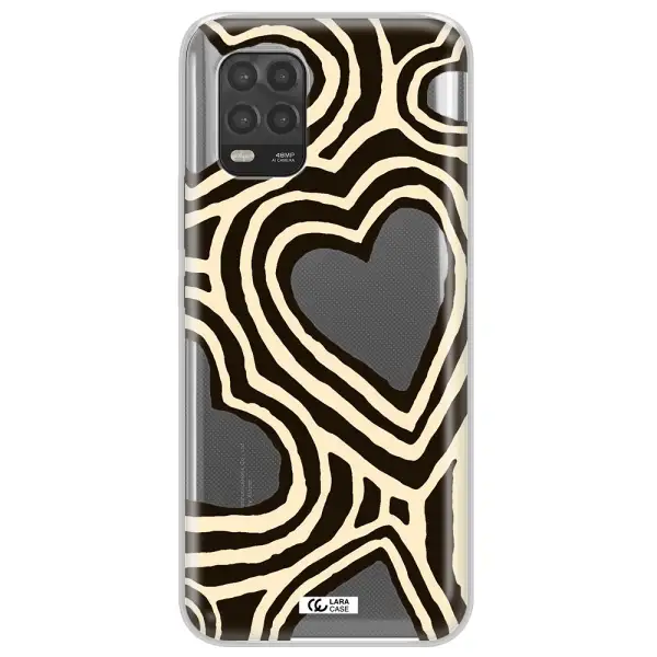 Cute Hearts Xiaomi Mi 10 Lite Clear TPU Case