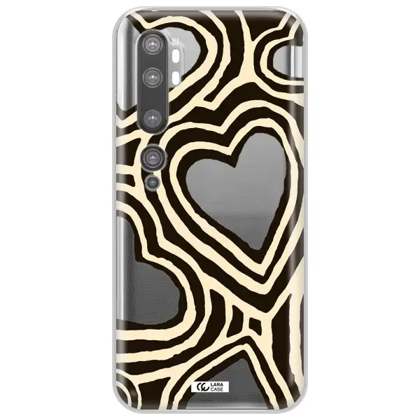 Cute Hearts Xiaomi Mi Note 10 Clear TPU Case