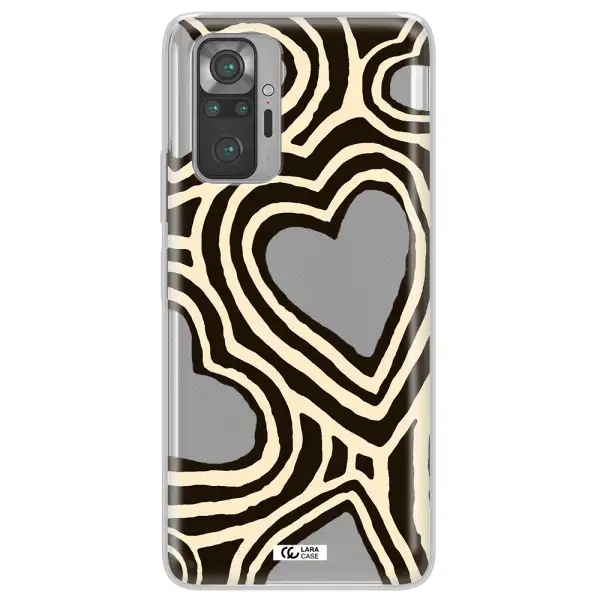 Cute Hearts Xiaomi Note 10 Pro Clear TPU Case