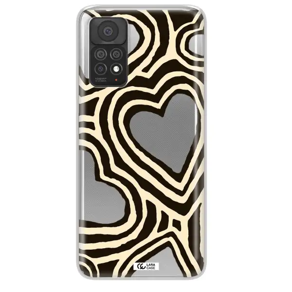 Cute Hearts Xiaomi Note 11 Pro Clear TPU Case