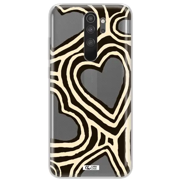 Cute Hearts Xiaomi Note 8 Pro Clear TPU Case