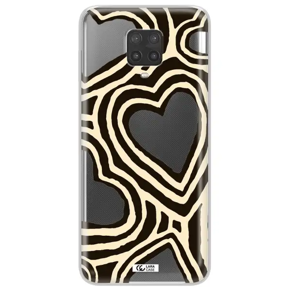 Cute Hearts Xiaomi Note 9 Pro Clear TPU Case