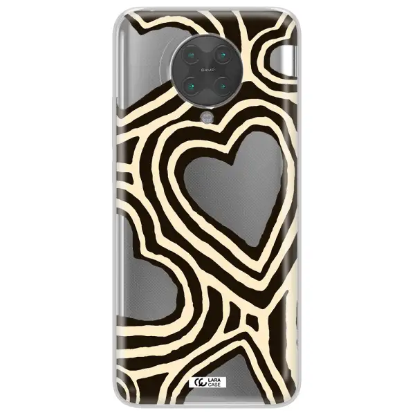 Cute Hearts Xiaomi Poco F2 Pro Clear TPU Case