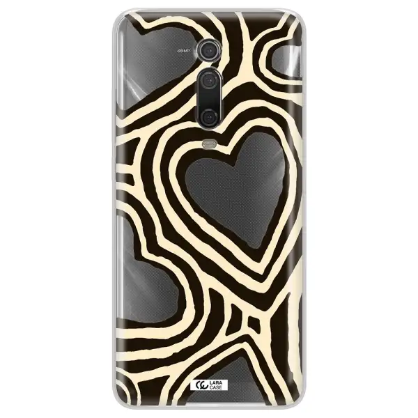 Cute Hearts Xiaomi Redmi K20 Clear Tpu Case