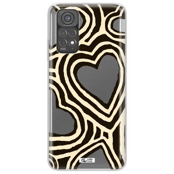Cute Hearts Xiaomi Redmi Note 11 Clear TPU Case