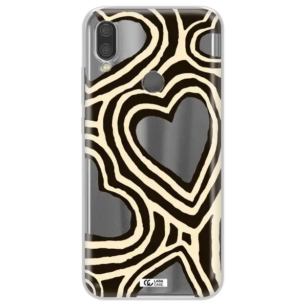 Cute Hearts Xiaomi Redmi Note 7 Clear TPU Case