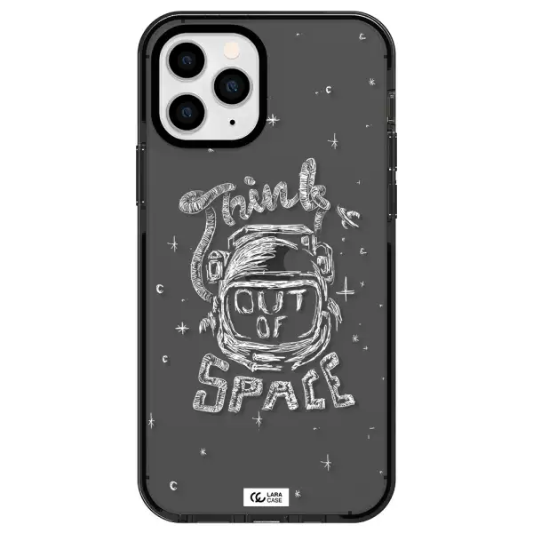 Think Out Of Space Apple iPhone 11 pro impact Smoke Black Case