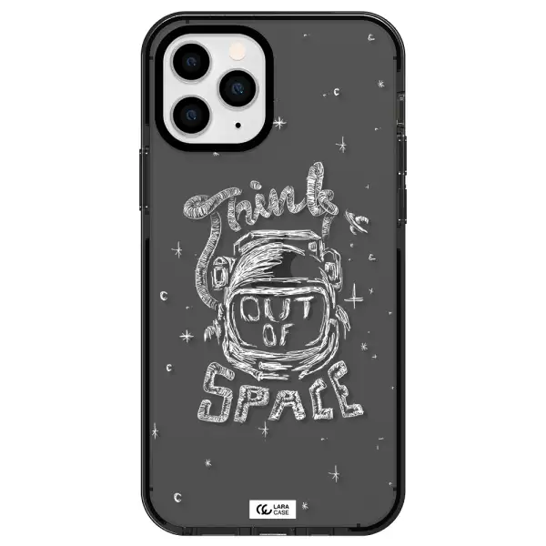 Think Out Of Space Apple iPhone 11 pro max impact Smoke Black Case