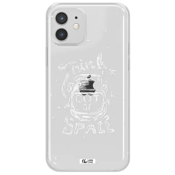 Think Out Of Space Apple iPhone 12 Clear TPU Case