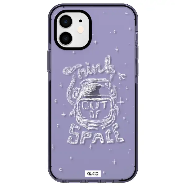 Think Out Of Space Apple iPhone 12 impact Lilac Case