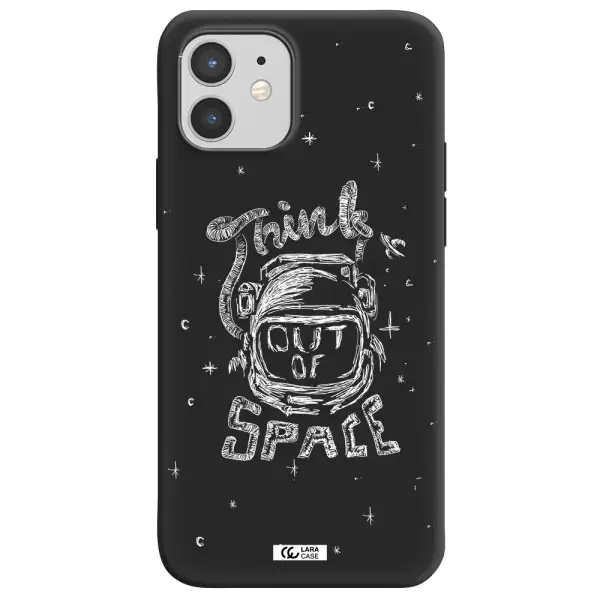 Think Out Of Space Apple iPhone 12 mini Silicone black Case