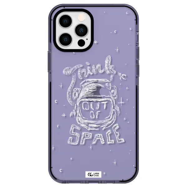 Think Out Of Space Apple iPhone 12 pro impact Lilac Case