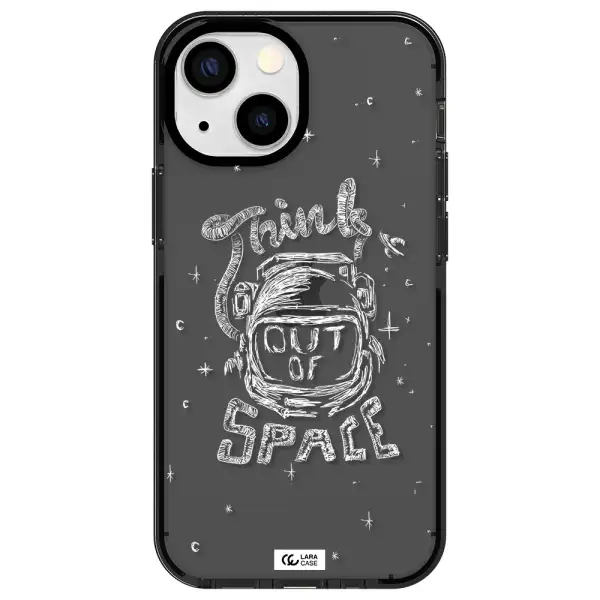 Think Out Of Space Apple iPhone 13 mini impact Smoke Black Case