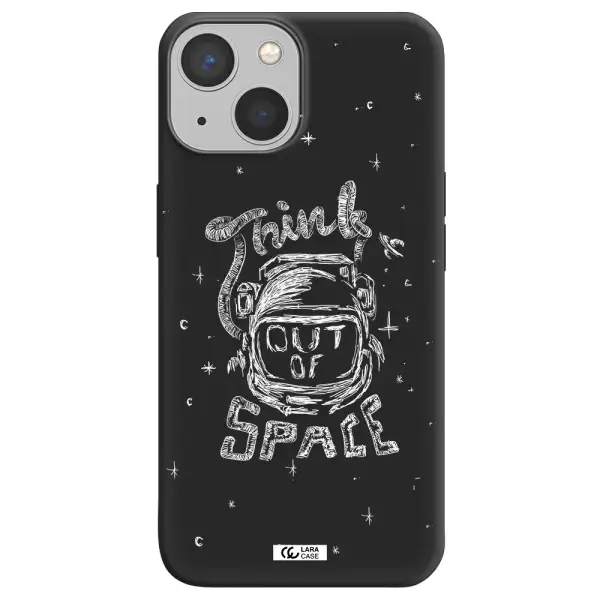 Think Out Of Space Apple iPhone 13 mini Silicone black Case