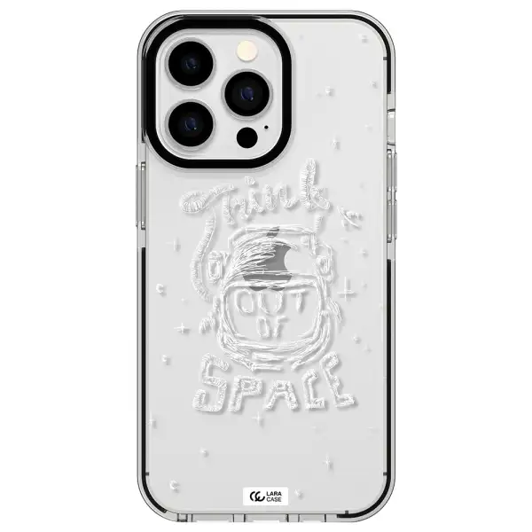 Think Out Of Space Apple iPhone 13 Pro impact black border Case