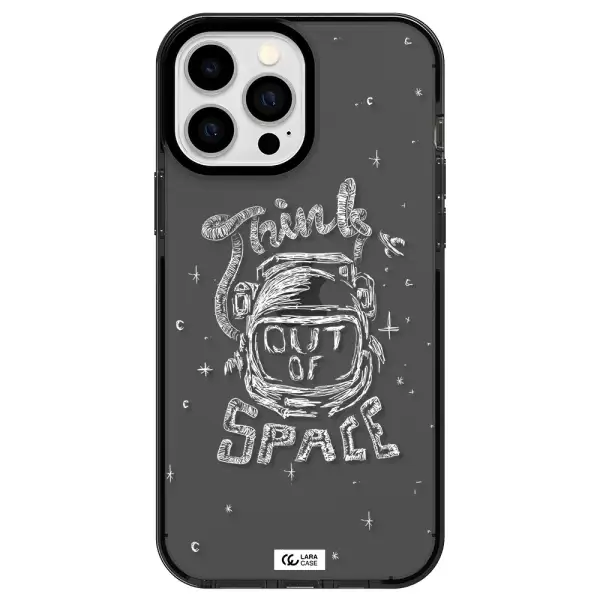 Think Out Of Space Apple iPhone 13 Pro Max impact Smoke Black Case