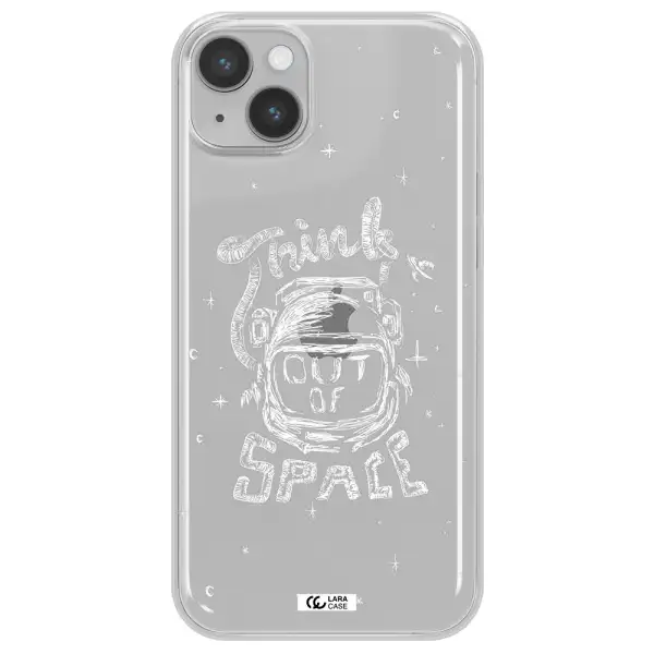 Think Out Of Space Apple iPhone 14 Clear TPU Case