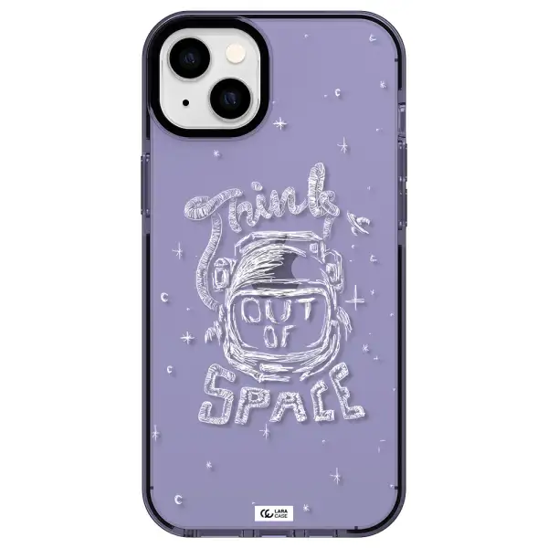 Think Out Of Space Apple iPhone 14 plus impact Lilac Case