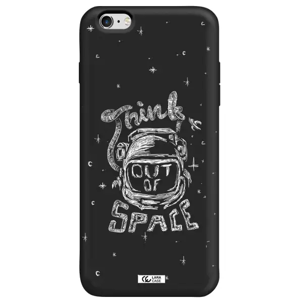 Think Out Of Space Apple iPhone 6S Silicone black Case